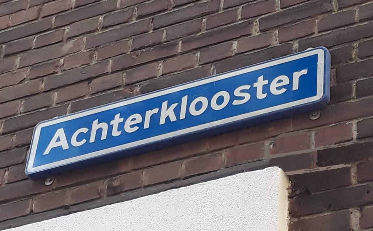 Het Kloosterleven 2019-01-03 - straatnaambord 2