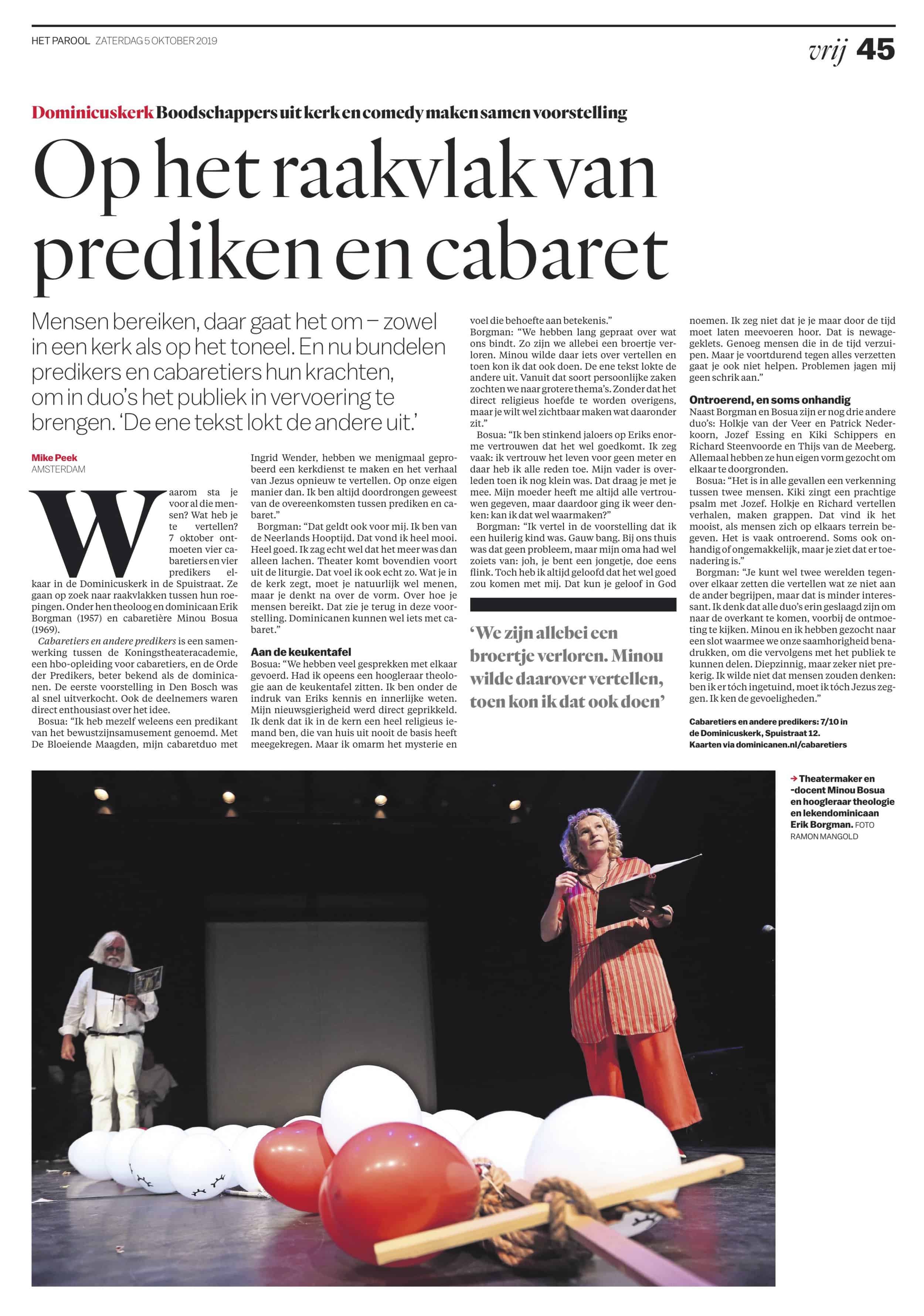 Het Parool 5-10-2019